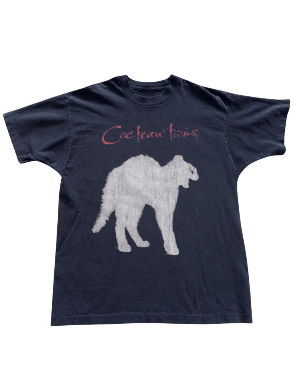Gildan Navy Cat Silhouette Tee